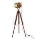 Nautical Lamp Stand Vintage Tripod Wooden Floor Lamp Vintage Style Search Light