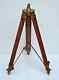 Nautical Vintage Retro Lamp Shade Wooden Tripod Stand For Globe Office Decor