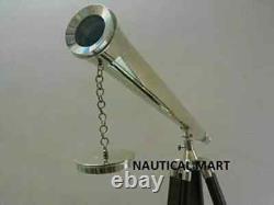 New StyleNautical Floor Standing Brass 39 Inch Telescope With Wooden Tripod Gift