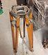 Nice Vintage Set Of Wooden Tripod Baby Legs Good Condition