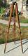 Nice Vintage Dietzgen/buff Wooden Surveyors Extension Tripod With Brass Fittings