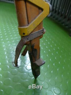 Nice vintage surveyors tripod or theodolite stand wooden