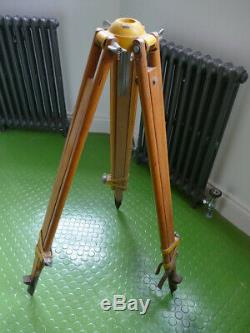 Nice vintage surveyors tripod or theodolite stand wooden