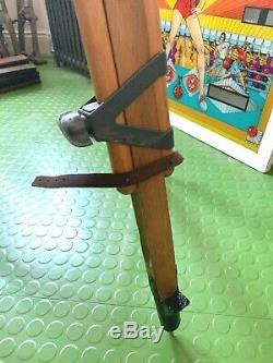 Nice vintage wooden surveyors tripod original