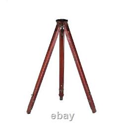 OLD Soviet Wooden Tripod Sliding Tripod Telescopic for Camera Vintage