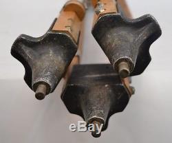 O'Connor C-440-0 Wooden Tripod with 100mm Bowl Mount Photography Camera Vintage