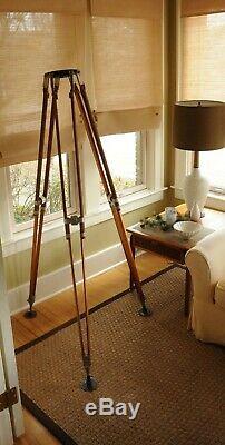 O Connor Standard WOODEN TRIPOD STIX-LEGS Made in California Vintage Support