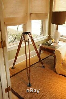O Connor Standard WOODEN TRIPOD STIX-LEGS Made in California Vintage Support