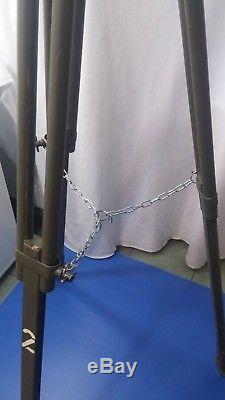 Old Military Tripod for Reflector And Floor Lamp. Industrial Vintage Loft Design