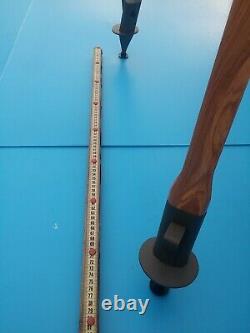 Old Military Wood Tripod for Reflector And Floor Lamp. Industrial Vintage Loft
