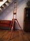 Old Vintage Beech & Mahogany Wooden Artists Tripod Easel