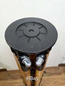 Old Vintage Wooden Tripod Ussr Wood Metal Stand Trepied Photo Video Russian