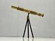 Original 1902, Watson & Sons Old Vintage Telescope With Adjustable Tripod Stand