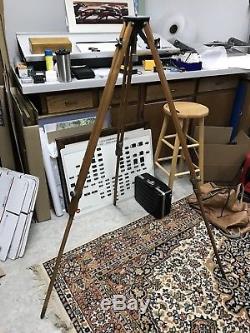 Otto Engineering Vintage Wooden Tripod! Sturdy! Great Condition