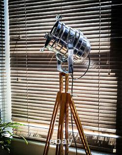 PAR56 Vintage-style Theatre Light on Wooden Tripod