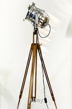 PAR56 Vintage-style Theatre Light on Wooden Tripod