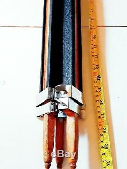 Rare Find! Vintage Wood Telescope Tripod