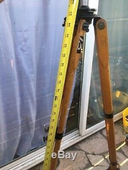 Rare Vintage/ Antique Wood & Brass Tripod (excellence Conditions)