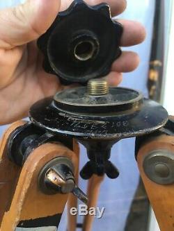 Rare Vintage/ Antique Wood & Brass Tripod (excellence Conditions)