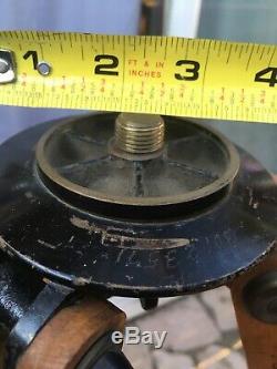 Rare Vintage/ Antique Wood & Brass Tripod (excellence Conditions)