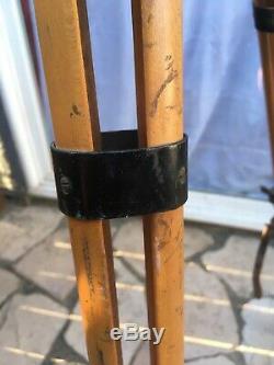 Rare Vintage/ Antique Wood & Brass Tripod (excellence Conditions)