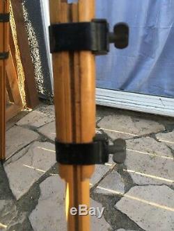 Rare Vintage/ Antique Wood & Brass Tripod (excellence Conditions)