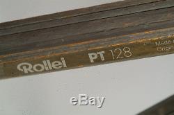 Rare Vintage Berlebach Rollei PT 128 Wooden Tripod + GITZO RNo2 Head