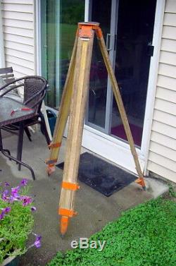 Rare, Vintage Wild Heerbrugg Gst20 Large Extendable Wooden Legs Surveyors' Tripod