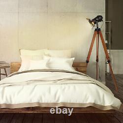 Retro Tripod Floor Lamp Camera Style Standing Lamp Adjustable Wooden Floor Lamp