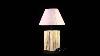 Retro Wooden Cube Base Vintage Traditional Antique Classic Table Bedside Lamp