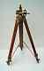 Royal Vintage Style Wooden Tripod Stand Floor Lamp Home Decor Without Shade