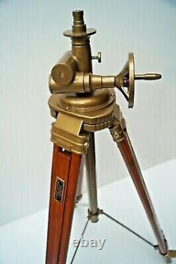 Royal Vintage Style Wooden Tripod Stand Floor Lamp Home Decor Without Shade