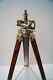 Royal Vintage Style Wooden Tripod Stand Floor Lamp Home Decor Without Shade
