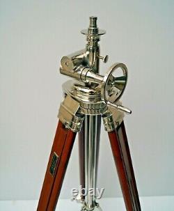 Royal Vintage Style Wooden Tripod Stand Floor Lamp Home Decor Without Shade