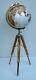 Stylish Modern Standing Globe With Wooden Tripod World Map Globe Tgy03