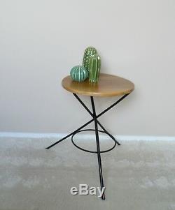 Shop Sting Tripod coffee table vintage, wood and metal side table