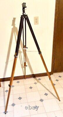 Simple Adjustable Tripod for Antique Telescopes