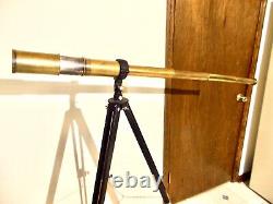 Simple Adjustable Tripod for Antique Telescopes