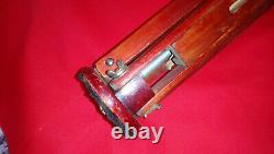 Soviet Wooden Tripod Sliding Tripod Telescopic for Camera Vintage