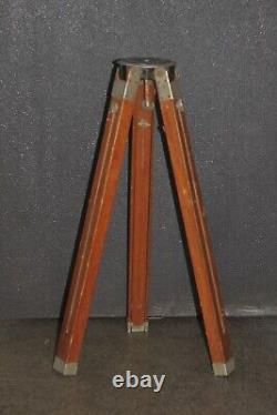 Soviet Wooden Tripod Sliding Tripod Telescopic for Camera Vintage