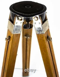 Soviet Wooden Tripod Sliding Tripod Telescopic for Camera Vintage