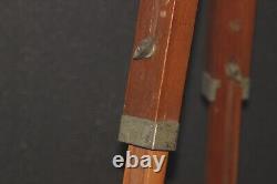 Soviet Wooden Tripod Sliding Tripod Telescopic for Camera Vintage