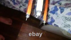 Soviet Wooden Tripod Sliding Tripod Telescopic for Camera Vintage