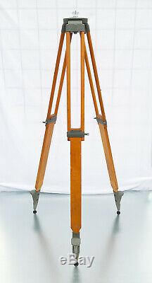 Strong Wood Tripod Big Heavy Reflector Stand Industrial Vintage Loft Max 155cm