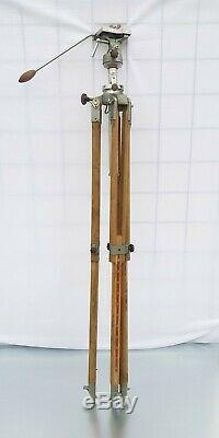 Strong Wood Tripod Big Heavy Reflector Stand Industrial Vintage Loft Max 190cm