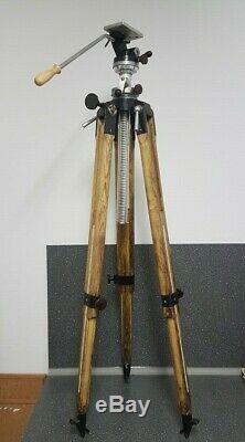 Strong Wood Tripod Camera 8x10 11x14 16x20 Big Heavy Stand Vintage Loft Max