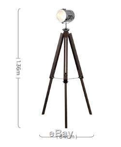 Stylish Vintage Retro Lamp Spot Light, Floor Standing Tripod Lighting Designer