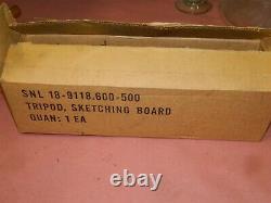 Testrite Vintage Wood & Brass Camera Tripod & Original Box 18-9118.60-500 LOT-B