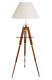 Thor Classical Designer Marine Tripod Floor Lamp Retro Vintage Wooden Tripod
