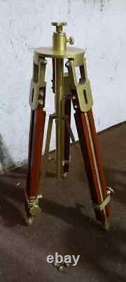 Tripod Antique Vintage Theater Stage Industrial Spot Light Tripod Stand